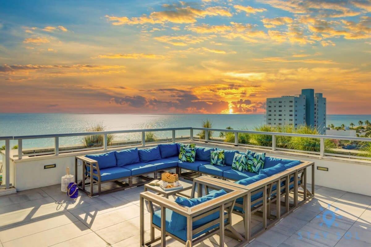 Rooftop Pool & Hot Tub - Gym - Hollywood Beach Exterior foto