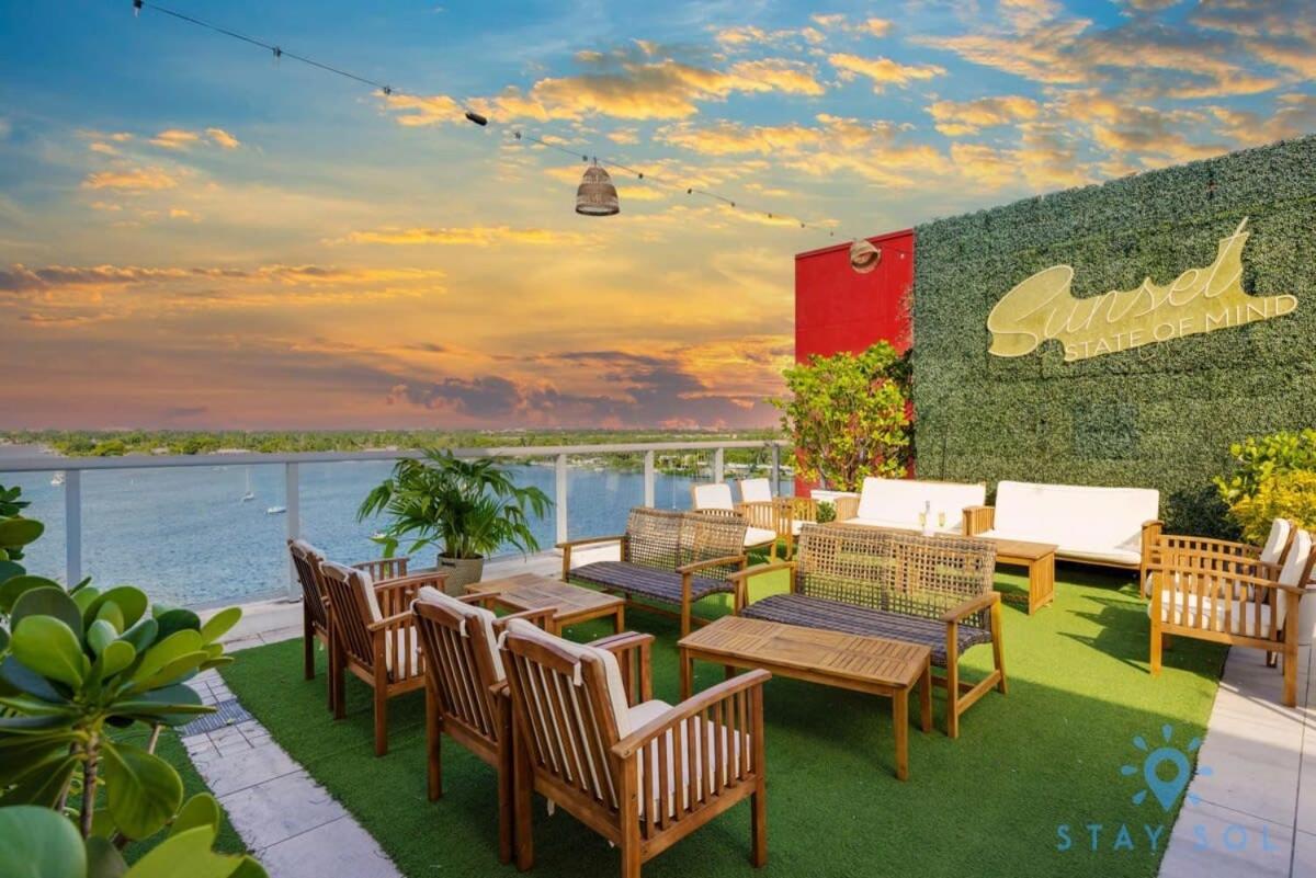 Rooftop Pool & Hot Tub - Gym - Hollywood Beach Exterior foto
